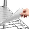 Plastic Shelf Liner Cover for Wire Shelving, 18" x 48", 4 Pack