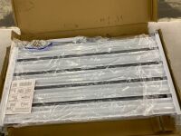 Metal Privacy Fence Panels, 42" x 38", 2 pack - Unknown if Hardware is Complete