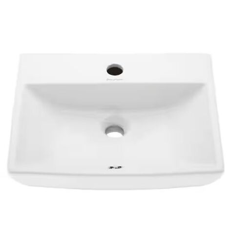 Swiss Madison Sublime Compact Ceramic Wall Hung Sink in White 17.8"