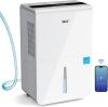 Dehumidifier for Basement,Energy Star Certified for 4500 Sq.Ft Large Room, MAX to 70 Pints/day, included 16.4 Feet Drain Hose and Pump