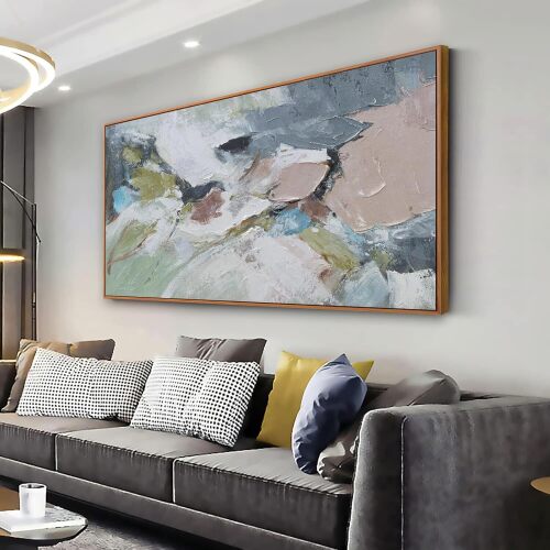 Abstract Painting Large Wall Art Living Room Decor Canvas Print Colorful Abstract Wall Art For Living Room Home Office Decoration