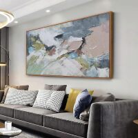 Abstract Painting Large Wall Art Living Room Decor Canvas Print Colorful Abstract Wall Art For Living Room Home Office Decoration