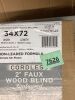Cordless, 2 Inch Faux Wood Blind, Window Blinds, Blinds & Shades, Blinds for Indoor Windows, Embossed - 4