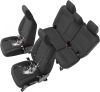 GIANT PANDA Neoprene Seat Covers, Neoprene Waterproof Seat Covers W Armrest Cover, Foam Padded for Full Set