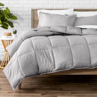 Bare Home Comforter Set - Oversized Queen Size - Ultra-Soft