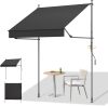 HOMEDEMO Manual Retractable Awning
