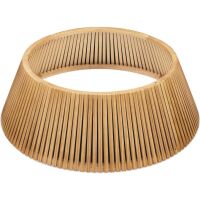 Christmas Tree Collar, Solid Wood Slatted Tree Accessory - 42in