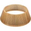 Christmas Tree Collar, Solid Wood Slatted Tree Accessory - 42in