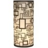 18" Revive End Table Lamp,&nbsp;Bronze Patterned Frame Over Glossy Opal Acrylic