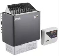 VEVOR 9KW 220-Volt Electric Sauna Stove 3-Hour Timer with External Digital Controller