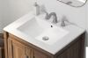 Eridanus Tucson 24 in. W x 18 in. D Vitreous China Vanity Top in White with 3-Faucet Holes (8 in. Widespread)