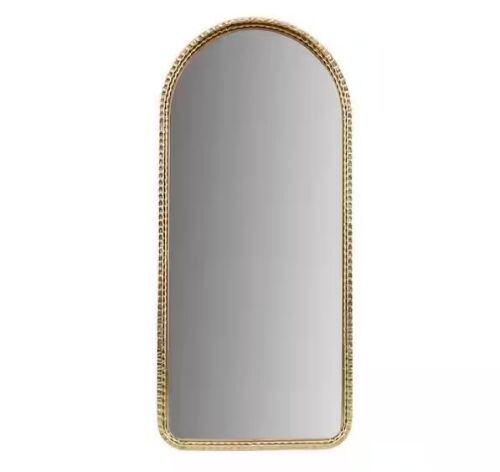 Madison Park Mia 20 in. W x 45 in. H Gold Wall Mirror