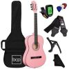 Beginner Acoustic Guitar Set w/ Case, Strap, Extra Strings - 38in