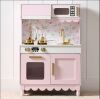Pretend Play Cottage Kitchen Wooden Toy Set for Kids w/ 5 Accessories