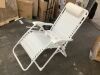Monochromatic Zero Gravity Patio Chair Recliner w/ Side Tray, Headrest - 2
