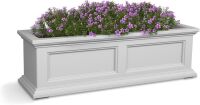 Mayne Fairfield 3-Foot Self-Watering, Weather-Resistant Window Planter Box