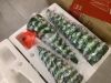 Set of 3 Pre-Lit Ceramic Tabletop Christmas Trees - 3