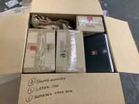 Lot of (2) 6V Sewing Machines, (1) Laser Tag Set & (1) Rotating Tree Stand - Uninspected
