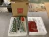 Set of 3 Pre-Lit Ceramic Tabletop Christmas Trees - 2