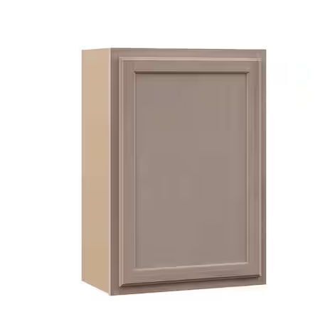 Hampton Bay Recessed Panel 21 in. W x 12 in. D x 30 in. H Assembled Wall Cabinet in Unfinished