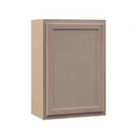 Hampton Bay Recessed Panel 21 in. W x 12 in. D x 30 in. H Assembled Wall Cabinet in Unfinished