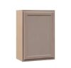 Hampton Bay Recessed Panel 21 in. W x 12 in. D x 30 in. H Assembled Wall Cabinet in Unfinished