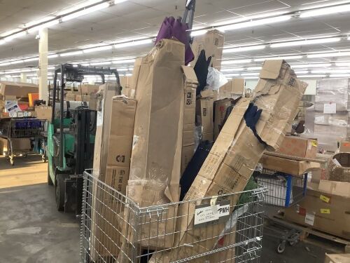 Lot of Salvage Patio Umbrellas - Basket Not Included