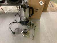 VEVOR 12-Cup Electric Percolator Coffee Pot with Keep Warm Function - Gets Hot