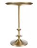Home Decorators Collection Bellkirk Round Gold Metal Accent Table (14.5 in. W x 22.25 in. H)