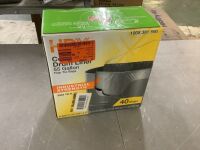 HDX 55 Gal. Clear Heavy-Duty Trash Bags Flap Tie Drum Liner (40-Count)