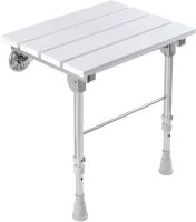 Folding Shower Seat Wall Mounted with Legs