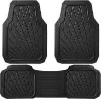 Heavy Duty Rubber Trim-to-Fit Car Floor Mats