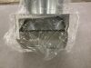 8 Inch Hooded Wall Vent with Screen and Damper - 3