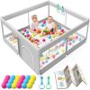 Baby Playpen with Mat, 50x50 Inch
