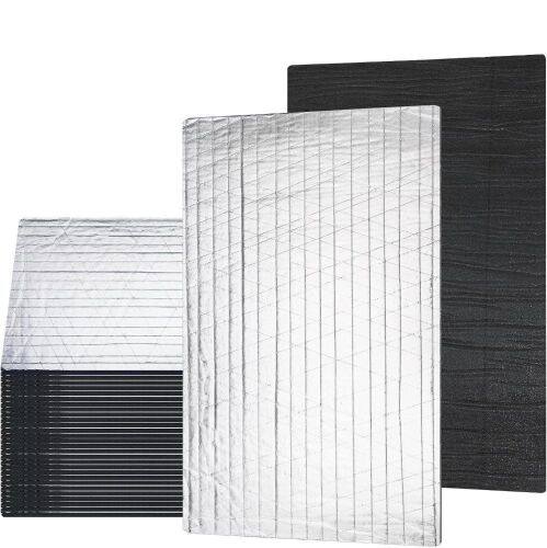 196 Mil Car Sound Deadening Mat, 15.7X 9.8 in, 60pc