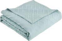 Geometric Pattern Bedspread Coverlet, Queen