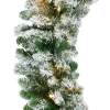 9Ft Pre-Lit Christmas Garland W/ 2-In-1 Led Lights