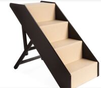 BCP Foldable Adjustable, Pet Step Stairs, 4 Steps