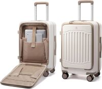 Expandable Hard Shell Suitcase with Spinner Wheels, 22 x 14, 9