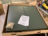 Hampton Bay Leyton 36 in. W x 12 in. D x 36 in. H Ready to Assemble Plywood Slim Shaker Wall Kitchen Cabinet in Fern Green