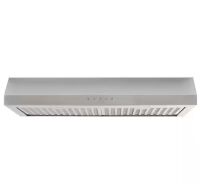 Vissani Cenza 30 in. 340 CFM Convertible Under Cabinet Range Hood in Stainless Steel with Electronic Touch Controls