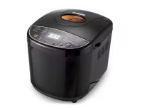 VEVOR 19-in.-1 2 LB. Dough Machine, Nonstick Ceramic Pan Automatic Breadmaker with Gluten Free Setting in Black