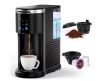 COWSAR 2-in-1 Single Serve Cup Drip Coffee Maker, for K-Cup Coffee Capsule Pod, Coffee Powder in Black