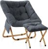 Kasunpul Soft Faux Fur Saucer Chair