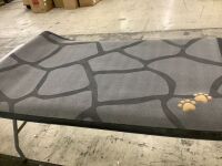 Non-Slip Heavy Duty Rubber Welcome Mat, 36" x 59"