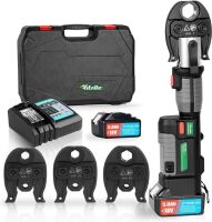 UTZIKO 18V Electric Pipe Crimping Tool for 1/2" 3/4" 1" Pipes