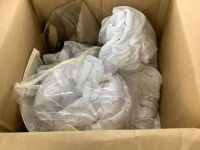 White Wrinkle Free Backdrop Curtains, 8 Panels, 14' x 5'