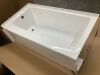 Delta Classic 500 60 in. x 32 in. Alcove Deep Soaking Bathtub with Left Drain in High Gloss White - 2