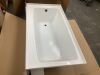 Delta Classic 500 60 in. x 32 in. Alcove Deep Soaking Bathtub with Left Drain in High Gloss White - 3
