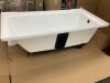 Delta Classic 500 60 in. x 32 in. Alcove Deep Soaking Bathtub with Left Drain in High Gloss White - 4